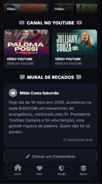 Tela do App